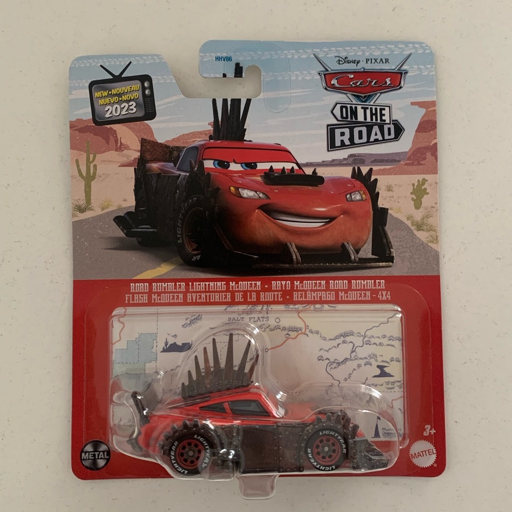 disney pixar cars — road rumbler lightening mcqueen